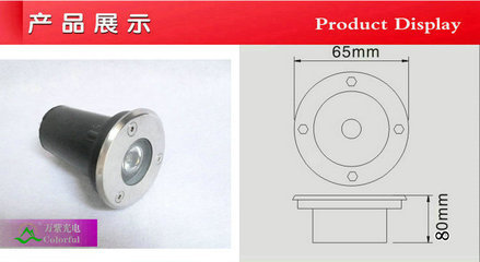 送料無料！1W×1W埋込LED照明器具 – 地下ランプから屋外灯まで、DC12V/24VやAC85-265Vに対応